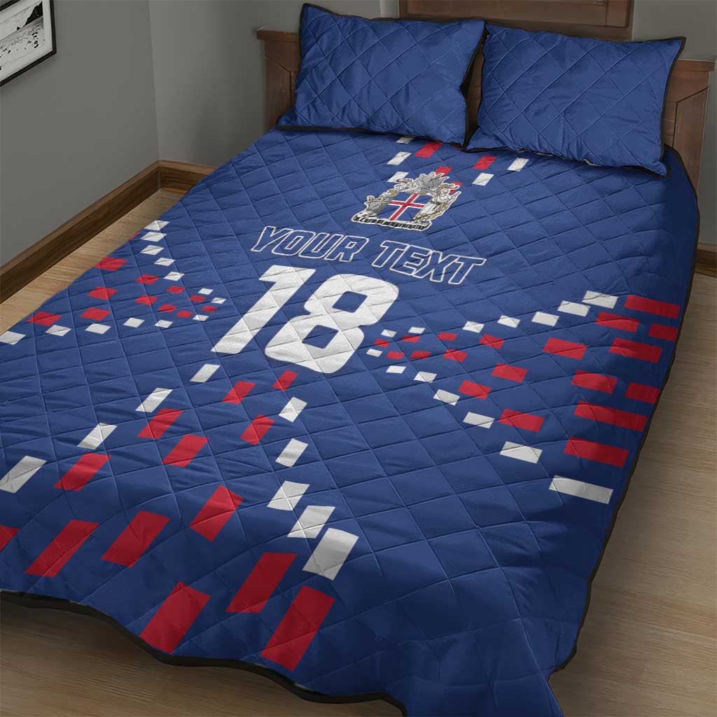Custom Iceland Football Quilt Bed Set Go Champion