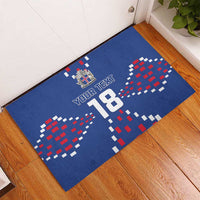 Custom Iceland Football Rubber Doormat Go Champion