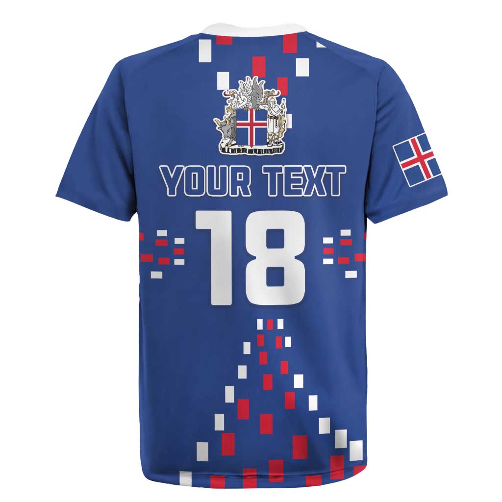 Custom Iceland Football Rugby Jersey Go Champion