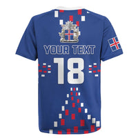 Custom Iceland Football Rugby Jersey Go Champion