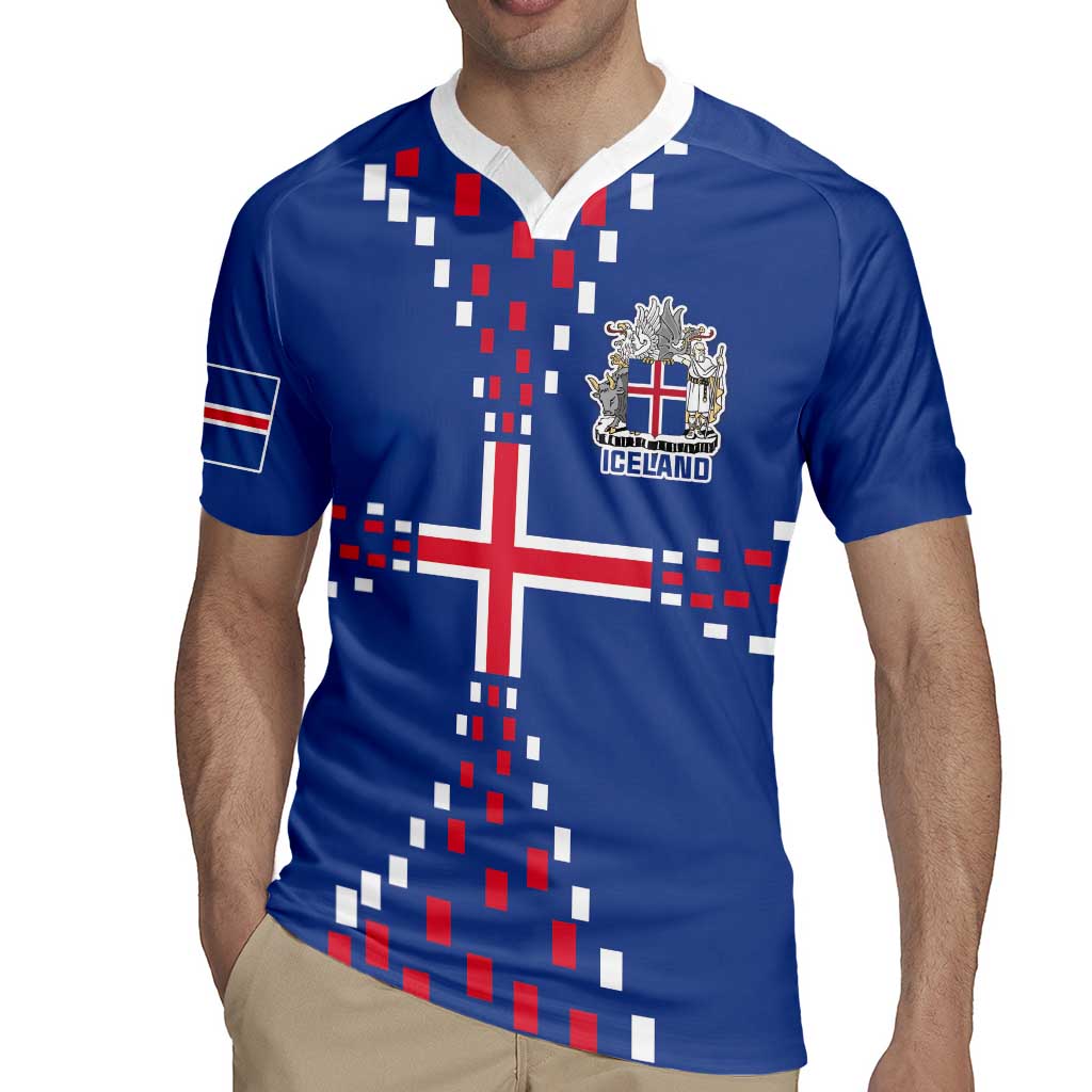 Custom Iceland Football Rugby Jersey Go Champion