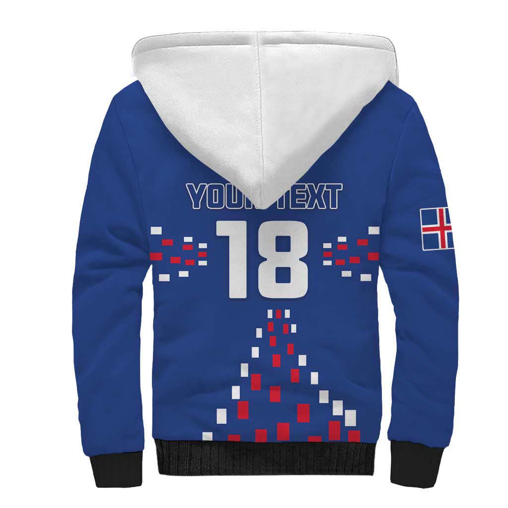 Custom Iceland Football Sherpa Hoodie Go Champion