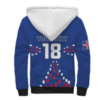 Custom Iceland Football Sherpa Hoodie Go Champion
