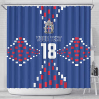 Custom Iceland Football Shower Curtain Go Champion