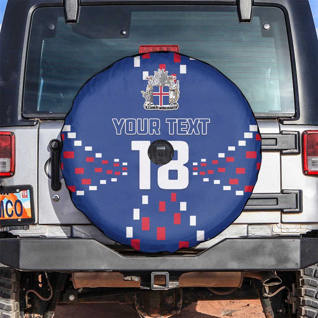 Custom Iceland Football Spare Tire Cover Go Champion