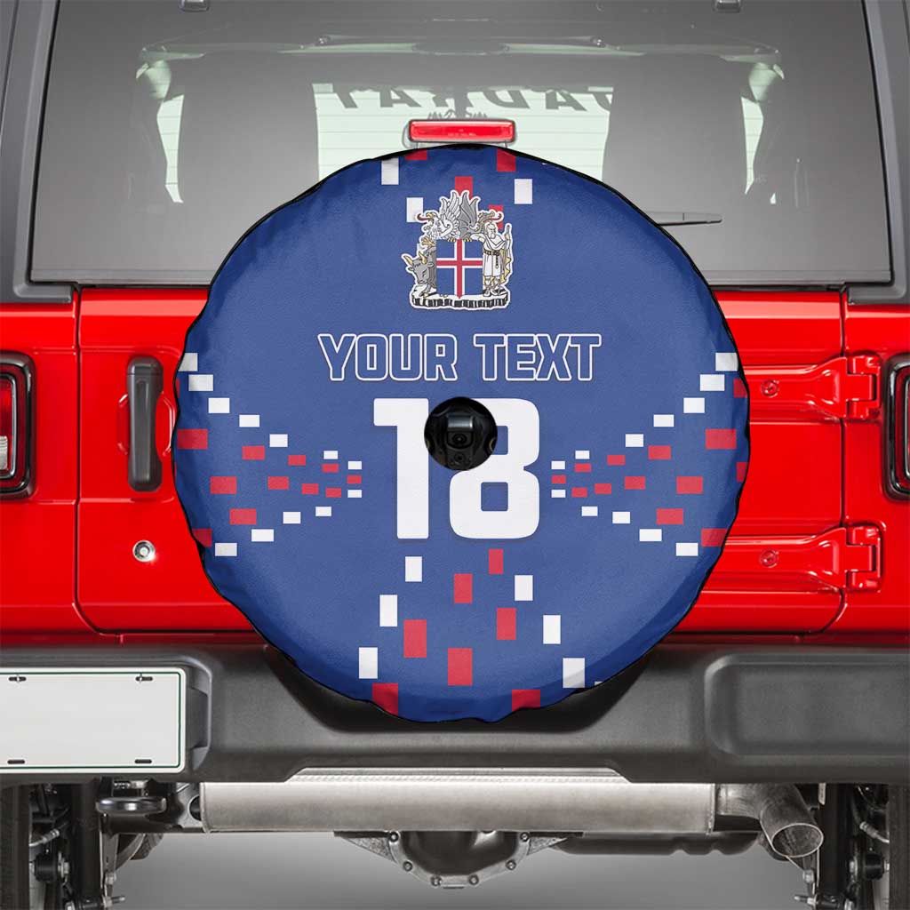 Custom Iceland Football Spare Tire Cover Go Champion