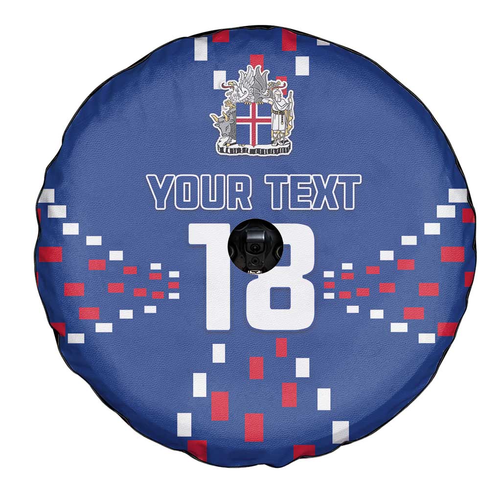Custom Iceland Football Spare Tire Cover Go Champion