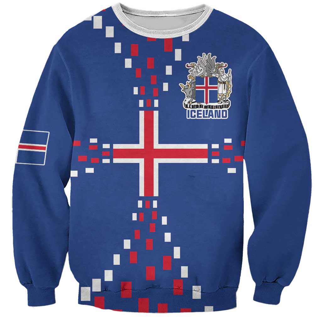 Custom Iceland Football Sweatshirt Go Champion