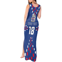 Custom Iceland Football Tank Maxi Dress Go Champion