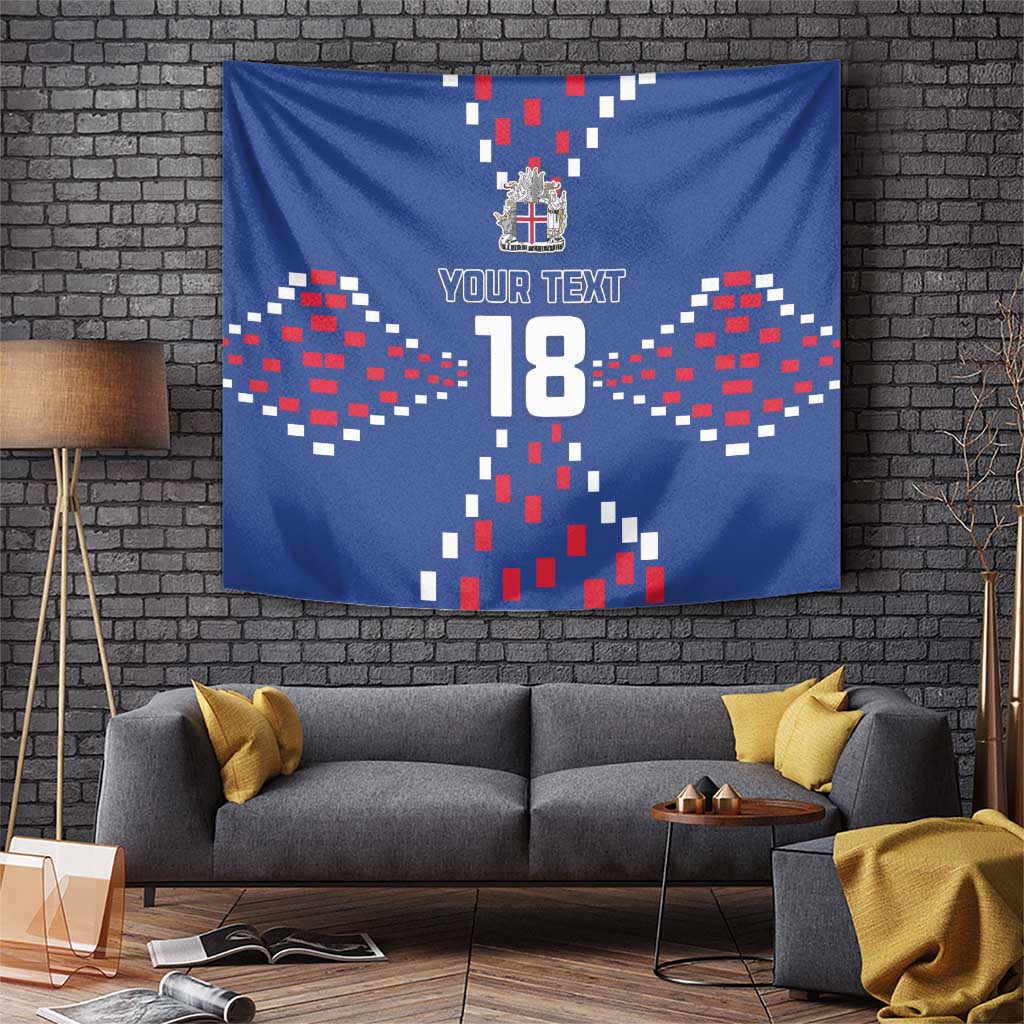 Custom Iceland Football Tapestry Go Champion