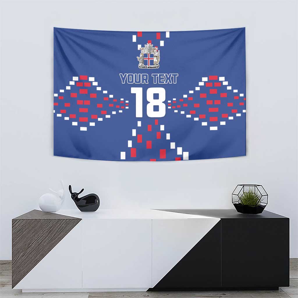 Custom Iceland Football Tapestry Go Champion