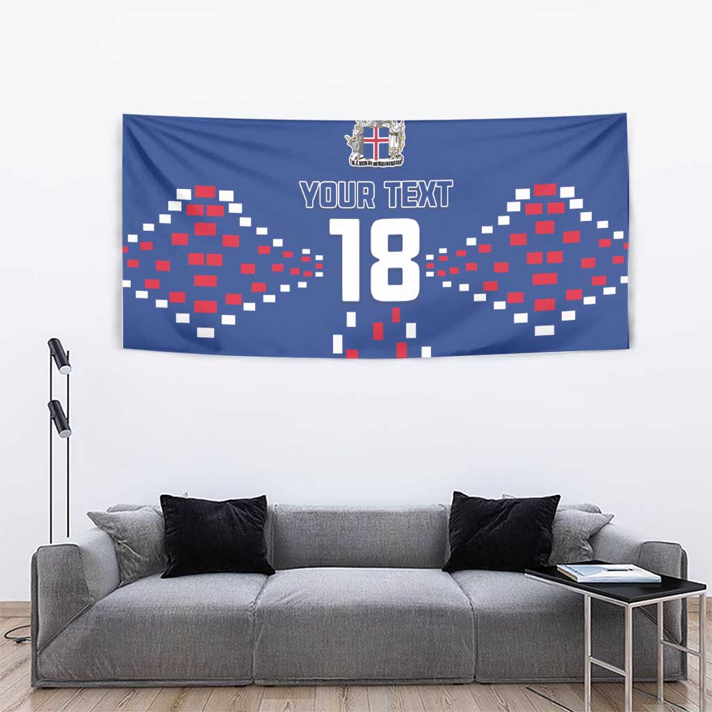 Custom Iceland Football Tapestry Go Champion