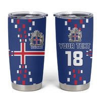 Custom Iceland Football Tumbler Cup Go Champion