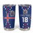 Custom Iceland Football Tumbler Cup Go Champion