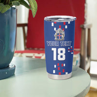 Custom Iceland Football Tumbler Cup Go Champion