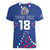 Custom Iceland Football Women V-Neck T-Shirt Go Champion
