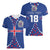 Custom Iceland Football Women V-Neck T-Shirt Go Champion