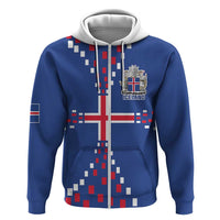 Custom Iceland Football Zip Hoodie Go Champion