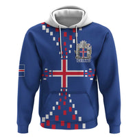 Custom Iceland Football Zip Hoodie Go Champion