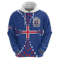 Custom Iceland Football Zip Hoodie Go Champion