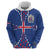 Custom Iceland Football Zip Hoodie Go Champion