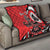 Personalized Canada Haida Eagle Quilt Red Style - Wonder Print Shop