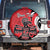 Personalized Canada Haida Eagle Spare Tire Cover Red Style - Wonder Print Shop