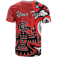 Personalized Canada Haida Eagle T Shirt Red Style - Wonder Print Shop