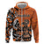 Personalized Canada Haida Eagle Hoodie Orange Style - Wonder Print Shop