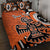 Personalized Canada Haida Eagle Quilt Bed Set Orange Style - Wonder Print Shop