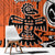 Personalized Canada Haida Eagle Window Curtain Orange Style - Wonder Print Shop