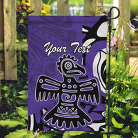 Personalized Canada Haida Eagle Garden Flag Purple Style - Wonder Print Shop