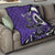 Personalized Canada Haida Eagle Quilt Purple Style - Wonder Print Shop