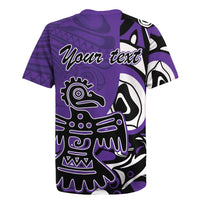 Personalized Canada Haida Eagle Rugby Jersey Purple Style - Wonder Print Shop