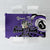Personalized Canada Haida Eagle Tablecloth Purple Style - Wonder Print Shop