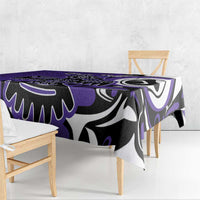 Personalized Canada Haida Eagle Tablecloth Purple Style - Wonder Print Shop