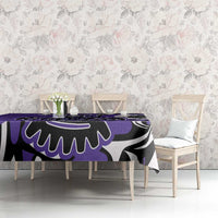Personalized Canada Haida Eagle Tablecloth Purple Style - Wonder Print Shop