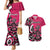 Personalized Canada Haida Eagle Couples Matching Mermaid Dress and Hawaiian Shirt Pink Style - Wonder Print Shop