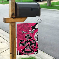 Personalized Canada Haida Eagle Garden Flag Pink Style - Wonder Print Shop