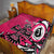 Personalized Canada Haida Eagle Quilt Pink Style - Wonder Print Shop