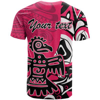 Personalized Canada Haida Eagle T Shirt Pink Style - Wonder Print Shop