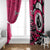 Personalized Canada Haida Eagle Window Curtain Pink Style - Wonder Print Shop