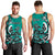 Personalized Canada Haida Eagle Men Tank Top Turquoise Style - Wonder Print Shop