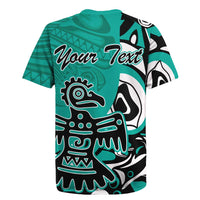 Personalized Canada Haida Eagle Rugby Jersey Turquoise Style - Wonder Print Shop