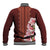 Africa Dashiki Baseball Jacket With Belladonna Lily - Wonder Print Shop