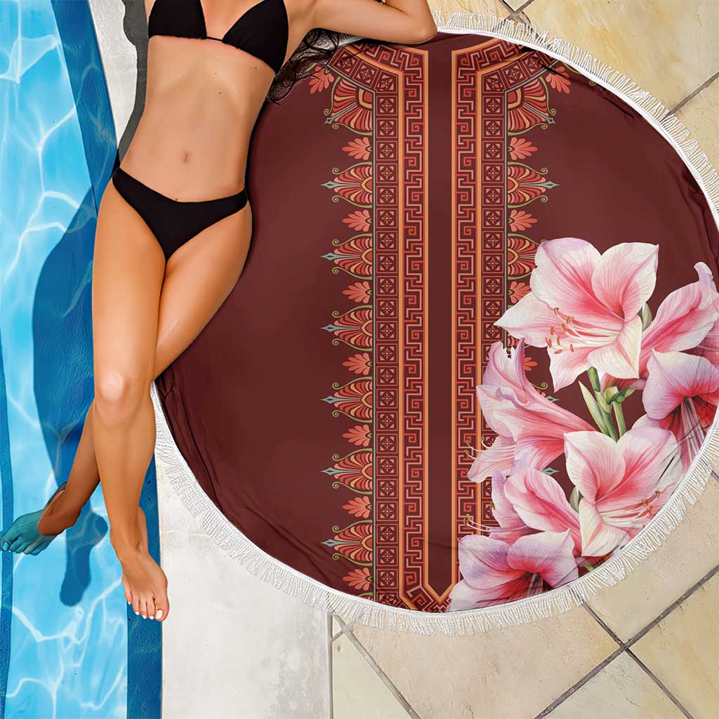 Africa Dashiki Beach Blanket With Belladonna Lily - Wonder Print Shop