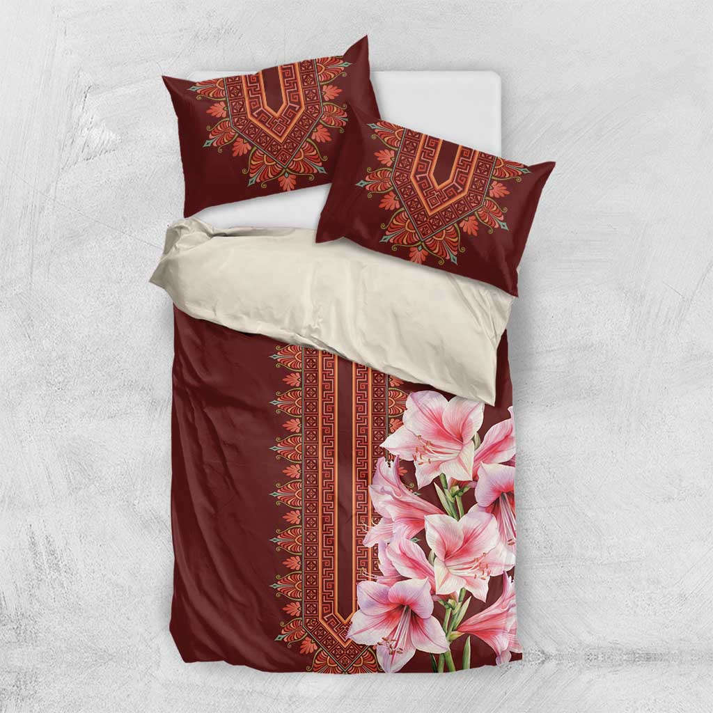 Africa Dashiki Bedding Set With Belladonna Lily - Wonder Print Shop