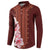 Africa Dashiki Button Sweatshirt With Belladonna Lily - Wonder Print Shop