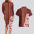 Africa Dashiki Couples Matching Long Sleeve Bodycon Dress and Hawaiian Shirt With Belladonna Lily - Wonder Print Shop