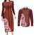 Africa Dashiki Couples Matching Long Sleeve Bodycon Dress and Long Sleeve Button Shirt With Belladonna Lily - Wonder Print Shop